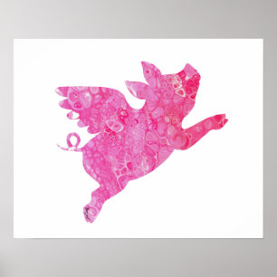 Poster Cadeaux de porc volants, Quand les porcs volent, C
