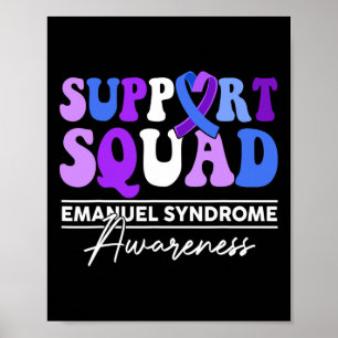 Poster Cadeaux de syndrome d'Emanuel à cheveux tournesol