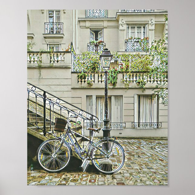 Poster Cadeaux de vélo de montagne (Devant)