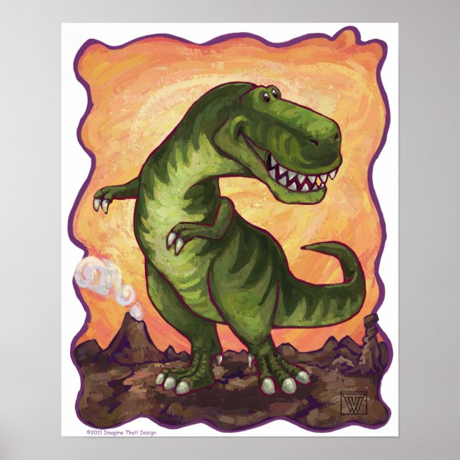 Poster Cadeaux et accessoires Tyrannosaurus (Devant)