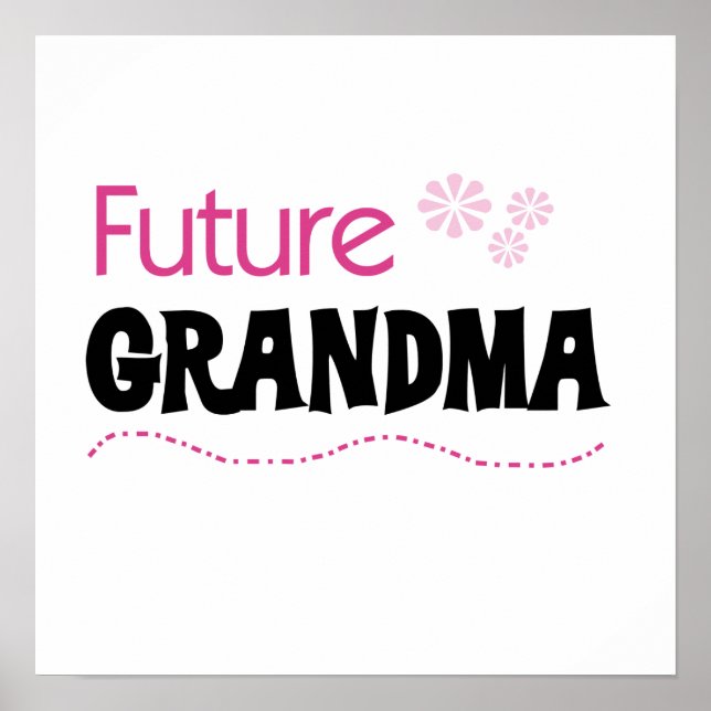 Poster Cadeaux futurs de grand-mère (Devant)