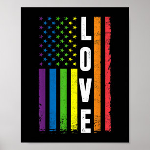 Poster Cadeaux gay pride Hommes Femmes LGBT Arc-en-ciel D