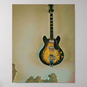 Poster Cadeaux guitaristes