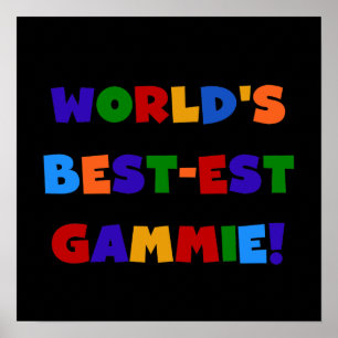 Poster Cadeaux lumineux de couleurs du Meilleur-est