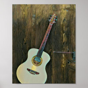 Poster Cadeaux pour un musicien guitariste