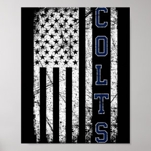 Poster Cadeaux Rétro Vintage Nom Colts Hommes Femmes Garç