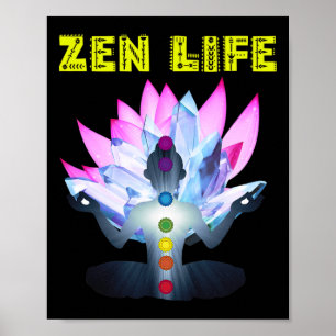 Poster Cadeaux Yoga Zen,style Yoga zen,zone Idées Cadeaux