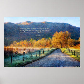 Poster - Cades Cove - Chemin de la vie