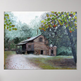 Poster Cades Cove Le Cabine d'Elijah Oliver