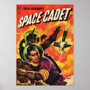 Poster Cadet de l'espace de Tom Corbett :  Bateau de