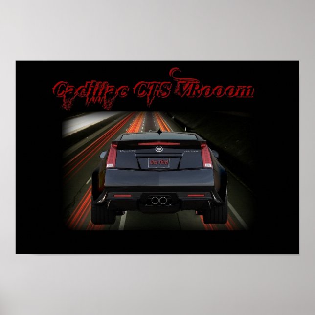 Poster Cadillac CTS VR - Embrasse-toi ! (Devant)