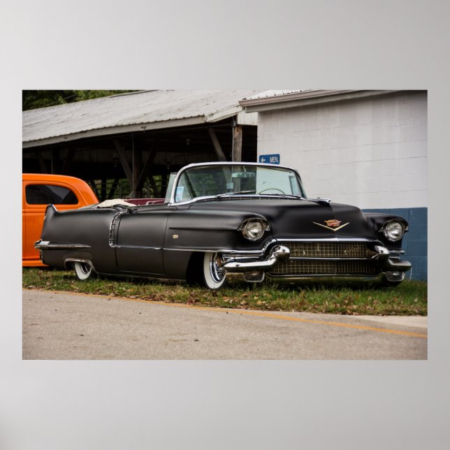 Poster Cadillac personnalisé 1956 (Devant)