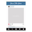 Cadre de selfie pour photo personnalisée Instagram