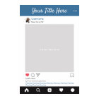 Cadre de selfie pour photo prop personnalisé Insta