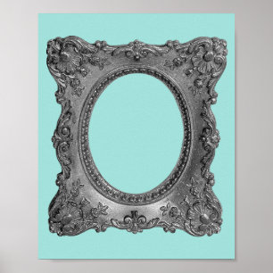 Poster Cadre d'image victorienne minimaliste