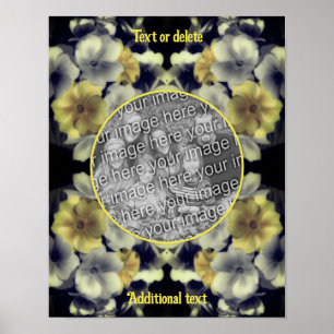 Poster Cadre Fleurs Primrose Créer Votre Propre Photo