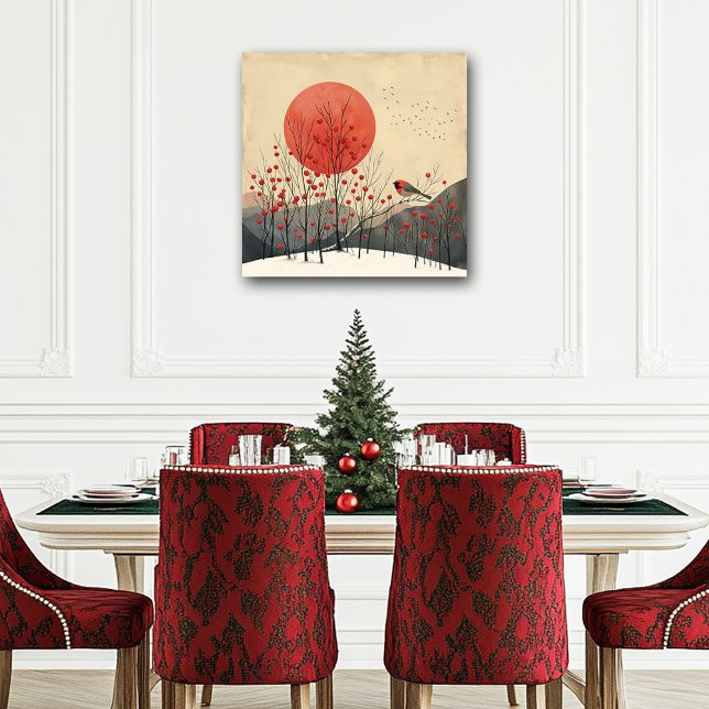 Poster Cadre impressionniste Art Monte-Soleil Arbres (Créateur téléchargé)