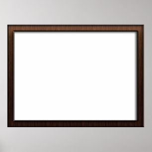 Poster Cadre photo cadre cadre en bois