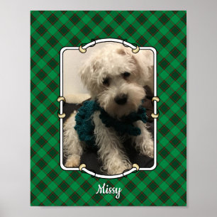 Poster Cadre photo pour animal domestique personnalisé Cl