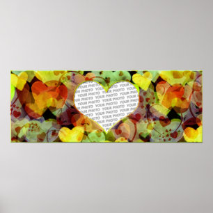 Poster Cadres cardiaques 5 + votre photo