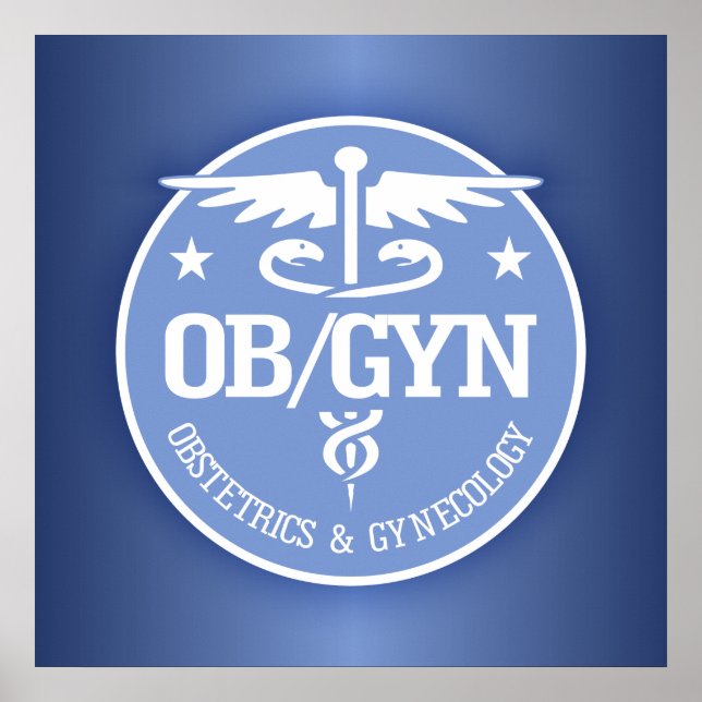 Poster Caduceus OBGYN idées cadeaux (Devant)
