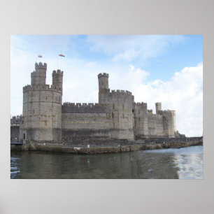POSTER CAERNARFON CASTLE