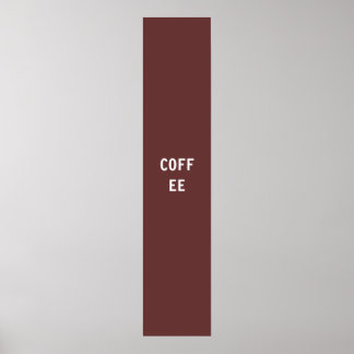Poster café
