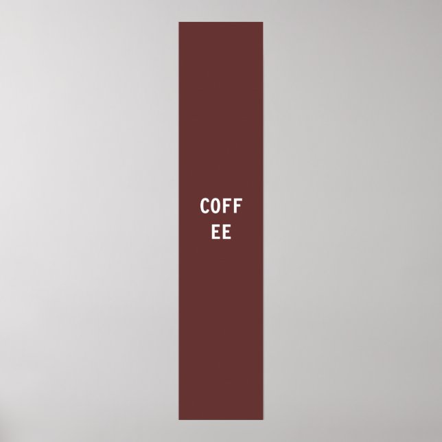 Poster café (Devant)