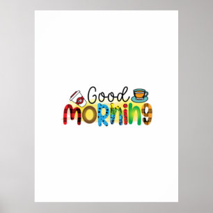 Poster Café Art Good Morning