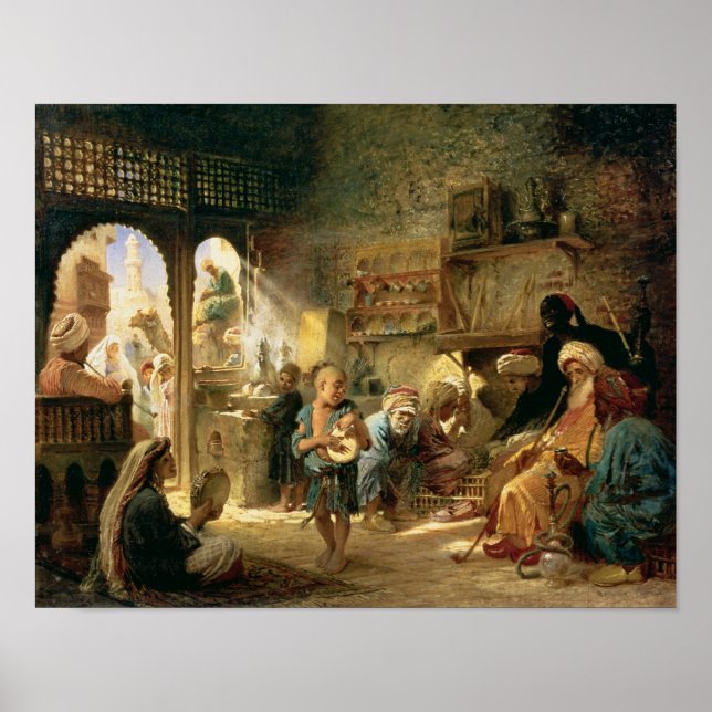 Poster Café au Caire, années 1870 (Devant)