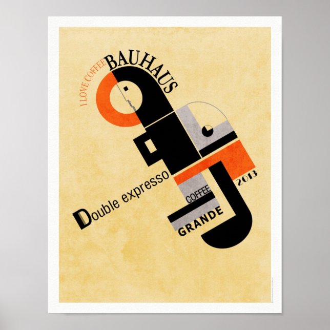 Poster Café Bauhaus (Devant)