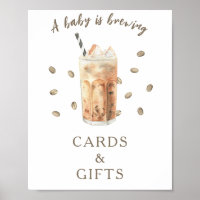 Café brassage baby showers Cartes et cadeaux