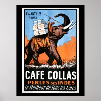 Poster café Cafe' Collas
