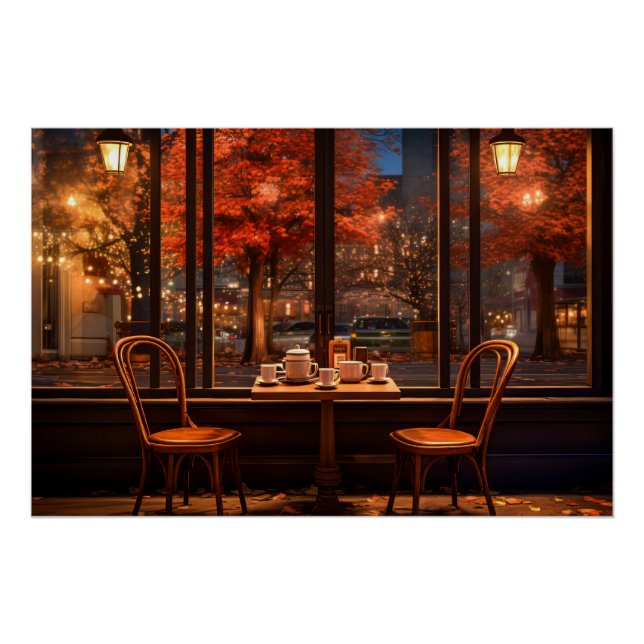 Poster Café cosy (Devant)
