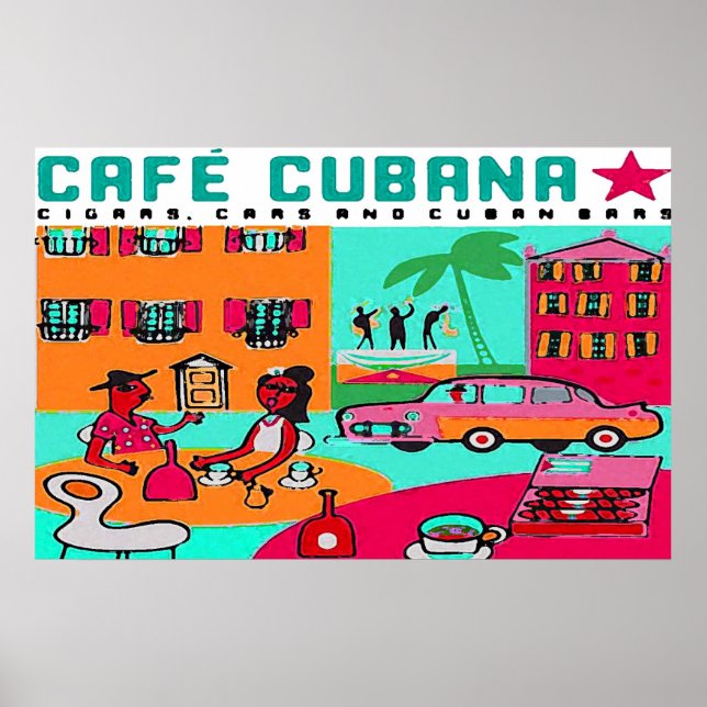 Poster café cubana (Devant)