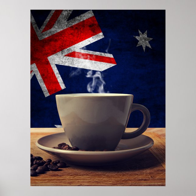 Poster Café d'Australie (Devant)