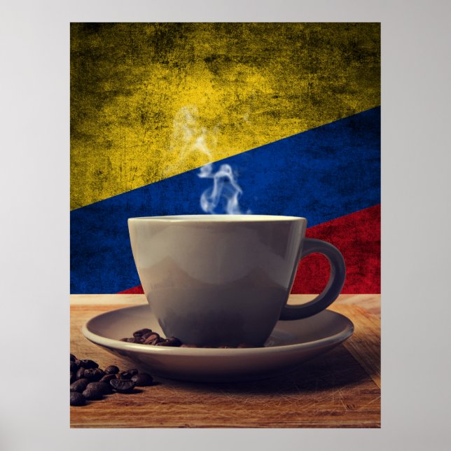 Poster Café de Colombie (Devant)