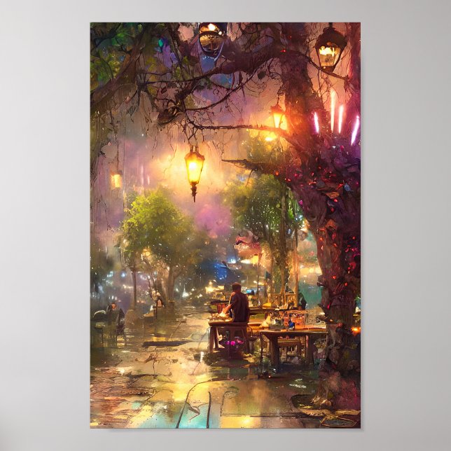 Poster Café de trottoir (Devant)