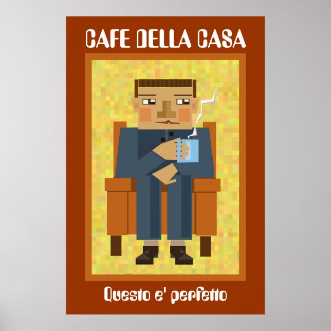 Poster Cafe della casa (Devant)