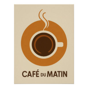 Poster Café du matin