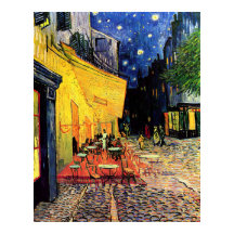 Café é Terrasse à Night Vincent Van Gogh High