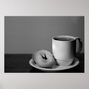 Poster Café et beignets