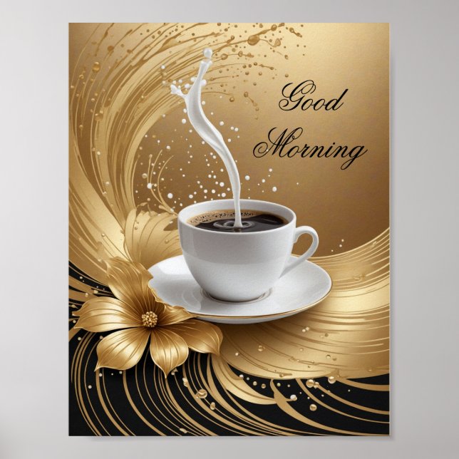 Poster Café Gold (Devant)