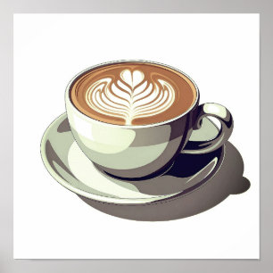 Poster Café imprimé d'affiche moderne