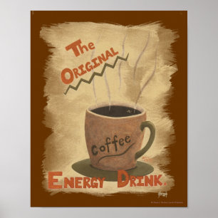 Poster Café - La boisson originale à l'énergie