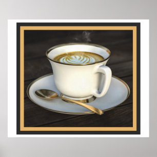 Poster Café Latte Art