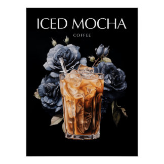 Poster Café Mocha Glacé Art