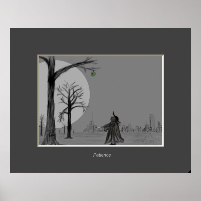 Poster Cafe Noir — Patience (Devant)