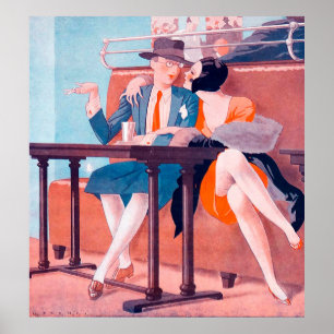 Poster Café par Alberto Fabio Lorenzi