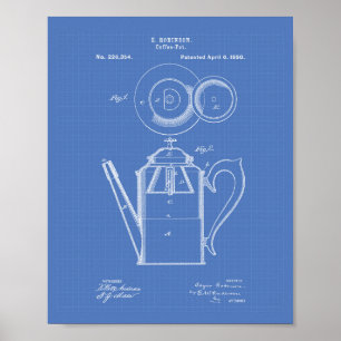 Poster Café Pot 1880 Brevet Plan directeur